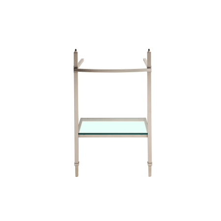 DXV Wyatt Metal and Glass Console Stand Only - Less Sink Brushed Nickel