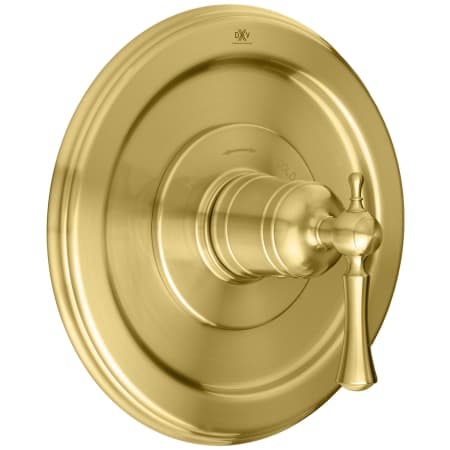 DXV Randall  Thermostatic Valve Trim with Single Lever Handle - Less Rough In Satin Brass