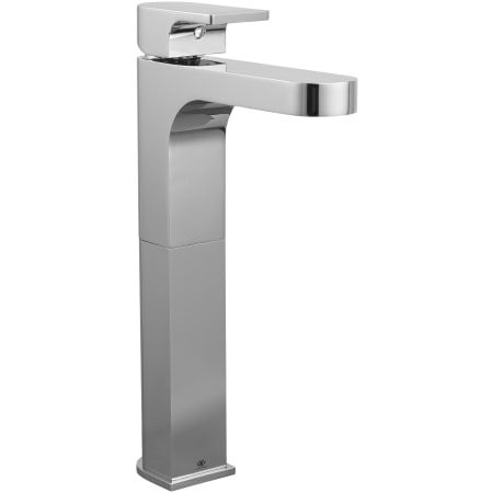 DXV Equility 1.2 GPM Single Hole Vessel Bathroom Faucet With Grid Drain Polished Chrome