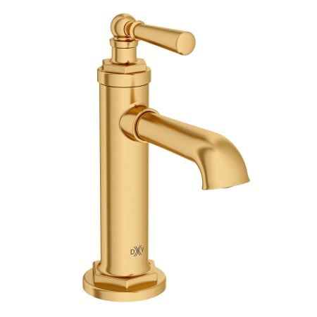 DXV Oak Hill 1.2 GPM Single Hole Vessel Bathroom Faucet Satin Brass