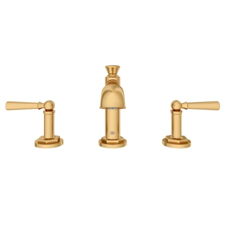 DXV Oak Hill 1.2 GPM Widespread Bathroom Faucet Satin Brass
