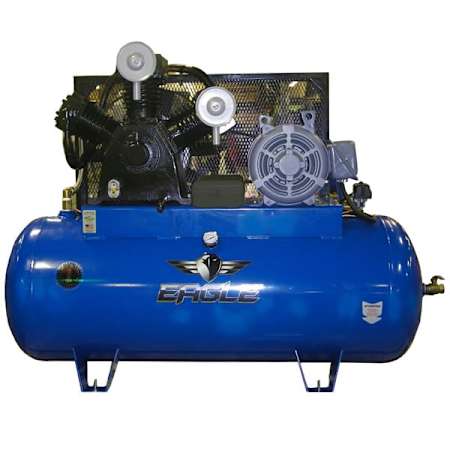 Eagle 15 HP 120 Gal 200 Max PSI Two-Stage Stationary Electric (460 Volt 3 Phase) Reciprocating Air Compressor N/A