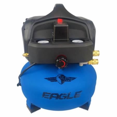 Eagle 1.5 HP 6 Gal 150 Max PSI Silent Series Single-Stage Portable Electric (120 Volt) Reciprocating Air Compressor N/A