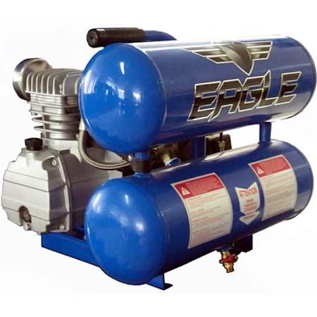 Eagle 2 HP 4.2 Gal 125 Max PSI Single-Stage Portable Electric (115 Volt) Reciprocating Air Compressor N/A