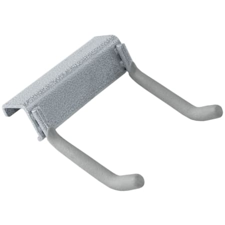 Easy Track Garage Essentials 3 Inch Double Storage Hook for Track Systems - Pack of 2 Powder Coated Steel