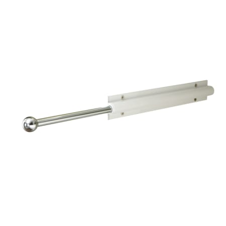 Easy Track 16 Inch Telescoping Wardrobe Rod for Easy Track Closet System White