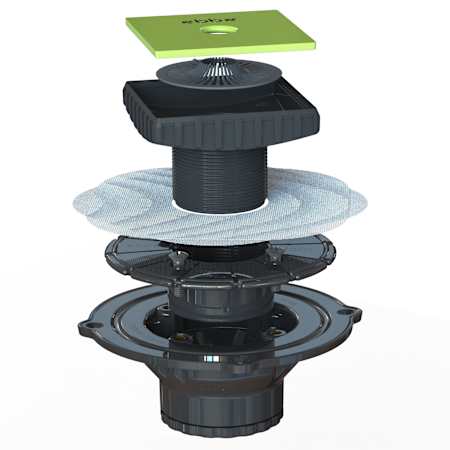 Ebbe America Ebbe Rough-Ins ABS Clamp Collar Drain Bundle N/A