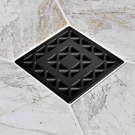 Ebbe America LATTICE - Matte Black - Unique Drain Cover Matte Black