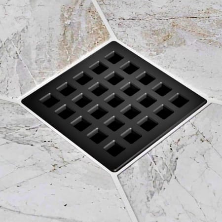 Ebbe America QUADRA - Matte Black - Unique Drain Cover Matte Black