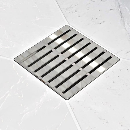Ebbe America PARALLEL - Polished Chrome - Unique Drain Cover Polished Chrome