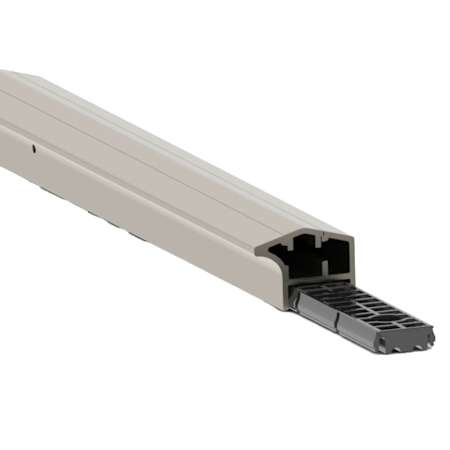 Ebbe America Ebbe KERB 75" Shadow Shower Curb Brushed Nickel