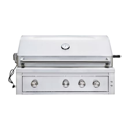 EdgeStar 89000 BTU 36 Inch Wide Natural Gas Built-In Grill with Rotisserie and LED Lighting Stainless Steel