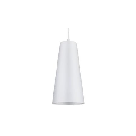 Eglo Pratella 1 5" Wide Mini Pendant with Metal Shade White