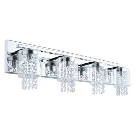 Eglo Kissling 4 Light 35" Wide Vanity Light Chrome