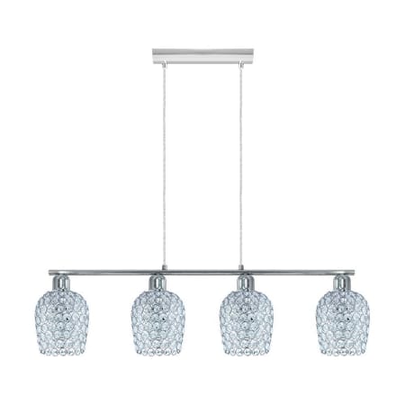 Eglo Bonares 1 4 Light 6" Wide Linear Pendant Chrome