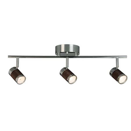 Eglo Brews 24" Wide LED Fixed Rail Ceiling Fixture Chrome