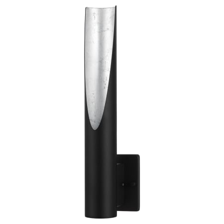 Eglo Barbotto 16" Tall Wall Sconce Matte Black / Silver