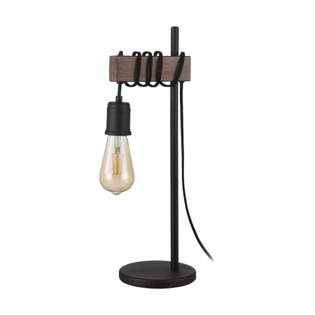 Eglo Violon 15" Tall Table Lamp Black / Dark Brown