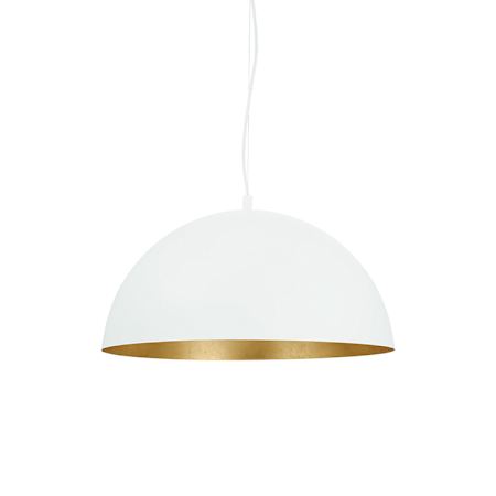Eglo Rafaelino 21" Wide Pendant White / Gold Leaf