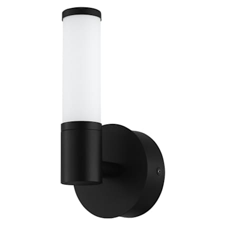 Eglo Palmera 1 11" Tall LED Bathroom Sconce Matte Black