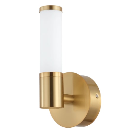 Eglo Palmera 1 11" Tall LED Bathroom Sconce Brushed Gold