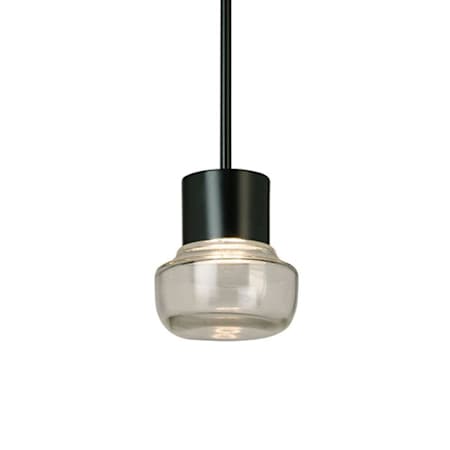 Eglo Belby 6" Wide LED Mini Pendant Black