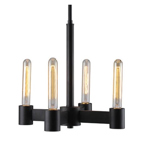 Eglo Broyles - 4 Light Chandelier Matte Black