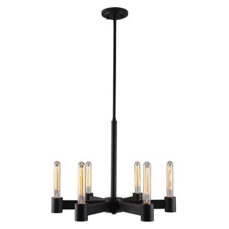 Eglo Broyles - 6 Light Chandelier Matte Black