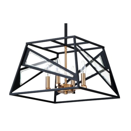 Eglo Corrietes - 4 Light Pendant Matte Black
