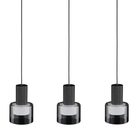 Eglo Molineros 3 Light 28" Wide Linear Pendant Black