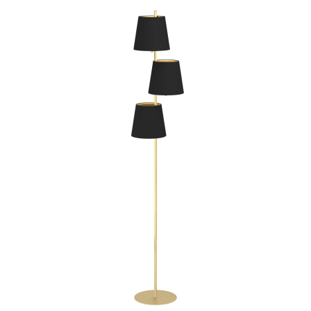 Eglo Almeida 2 3 Light 66" Tall Tree Floor Lamp Brushed Brass