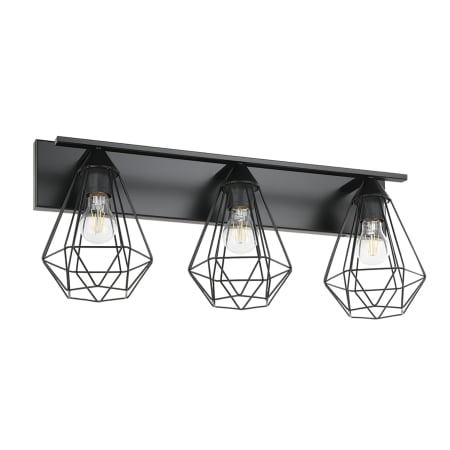 Eglo Tarbes 3 Light 8" Wide Vanity Light Matte Black