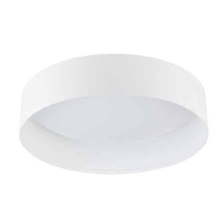 Eglo Ester 14" Wide LED Flush Mount Drum Ceiling Fixture White
