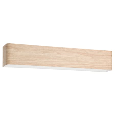 Eglo Dublin 4" Wide LED Bath Bar Natural Wood / White