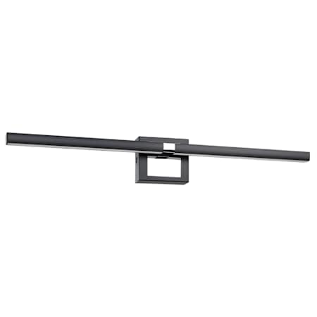 Eglo Pierro 32" Wide LED Bath Bar Matte Black / Chrome