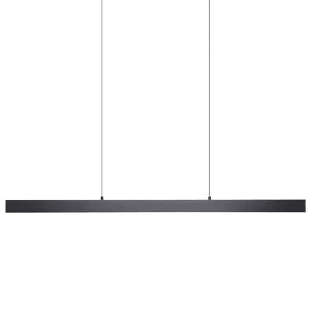 Eglo Climene 72" Wide LED Linear Pendant Black / White