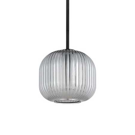 Eglo Mantunalle 1 8" Wide Mini Pendant Black
