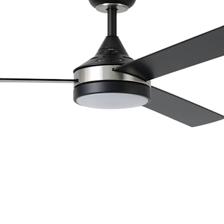 Eglo Pierport 52" 3 Blade Indoor LED Ceiling Fan Black