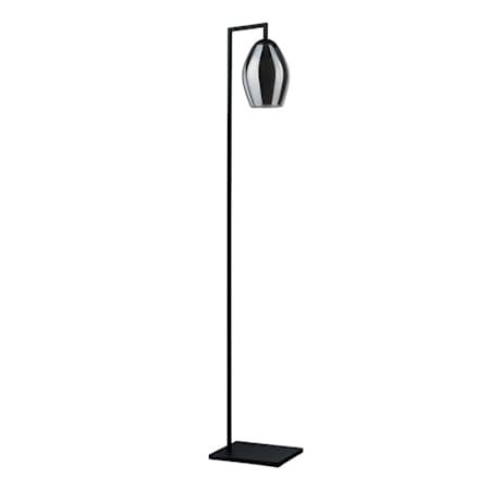 Eglo Estanys 68" Tall Accent Floor Lamp Black / Metallic Smoked