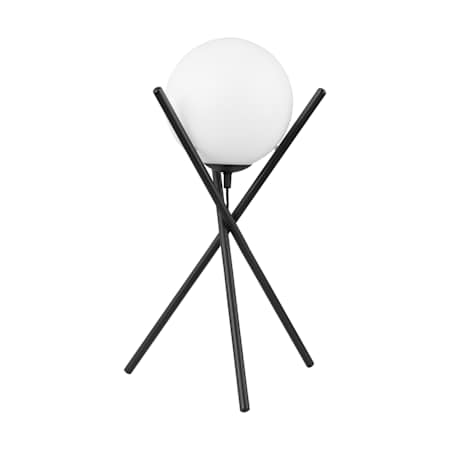 Eglo Salvezinas 19" Tall Tripod Table Lamp Matte Black