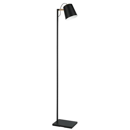 Eglo Lacey 60" Tall Accent Floor Lamp Structured Black / White