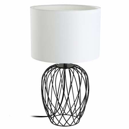 Eglo Nimlet 20" Tall Accent Table Lamp Black / White