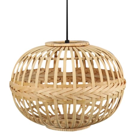 Eglo Amsfield 15" Wide Wood Pendant Brown