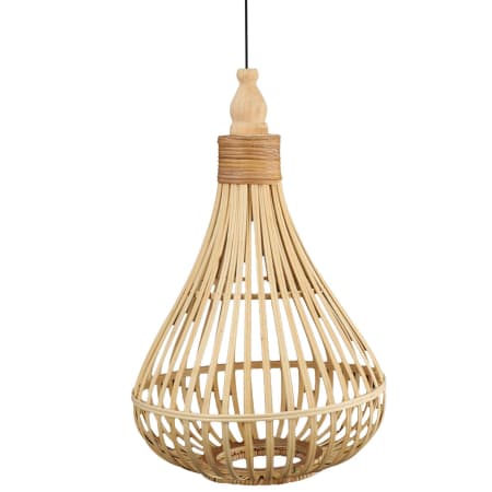 Eglo Amsfield 14" Wide Wood Pendant Brown
