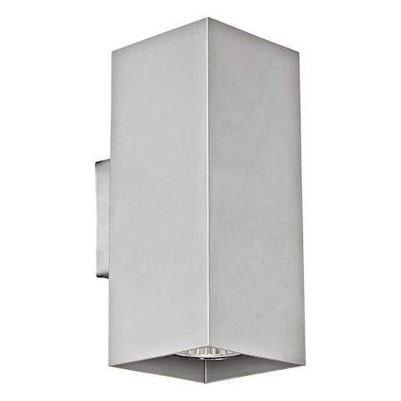 Eglo Madras 2 Light 7" Tall Wall Sconce Brushed Aluminum