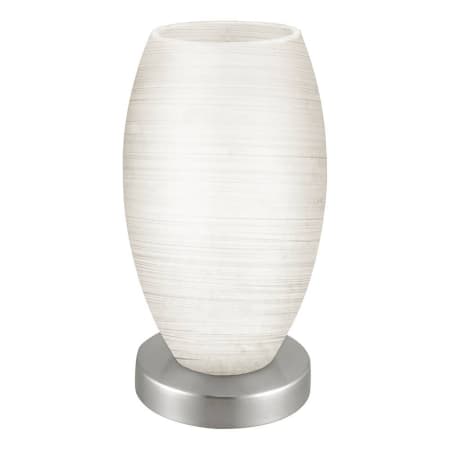 Eglo Batista 1 9" Tall Table Lamp Matte Nickel