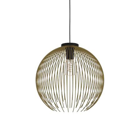 Eglo Venezuela 15" Wide Pendant Black / Gold