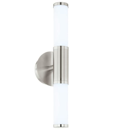 Eglo Palmera 1 5" Wide LED Bath Bar with Frosted Glass Shades Satin Nickel