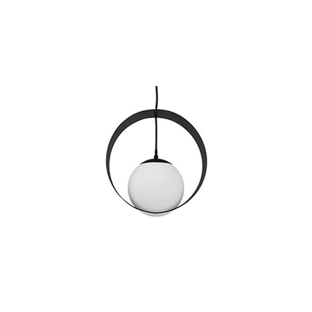 Eglo Camargo 14" Wide Full Sized Pendant Black / White
