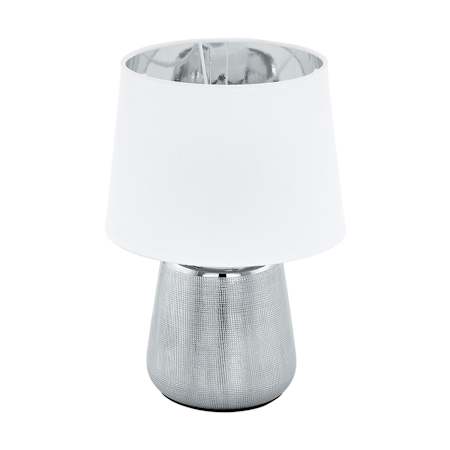 Eglo Manalba 1 12" Tall Accent Table Lamp Silver